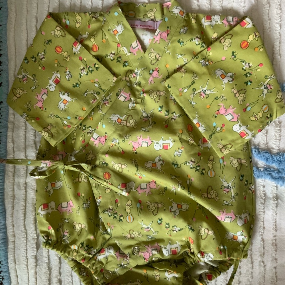 Lucky Wang Kimono Onesie NWOT